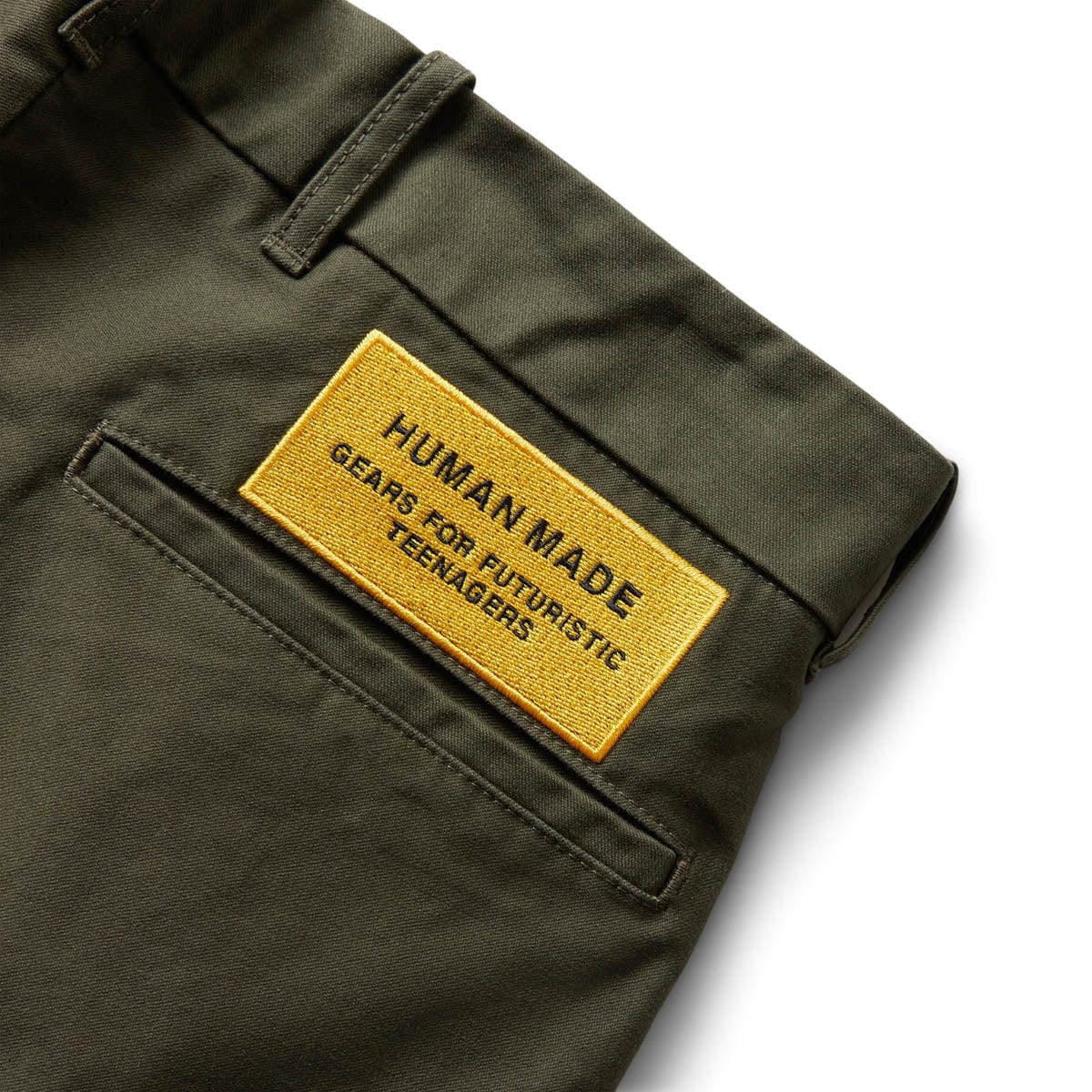 PRINT CHINO PANTS OLIVE DRAB | Bodega – Bodega Store