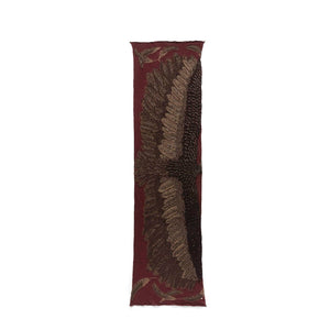 Kapital Ohwashi Wool Scarf, Burgundy