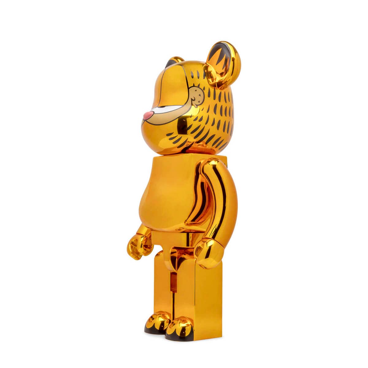 新品 BE@RBRICK GARFIELD GOLD CHROME 1000％