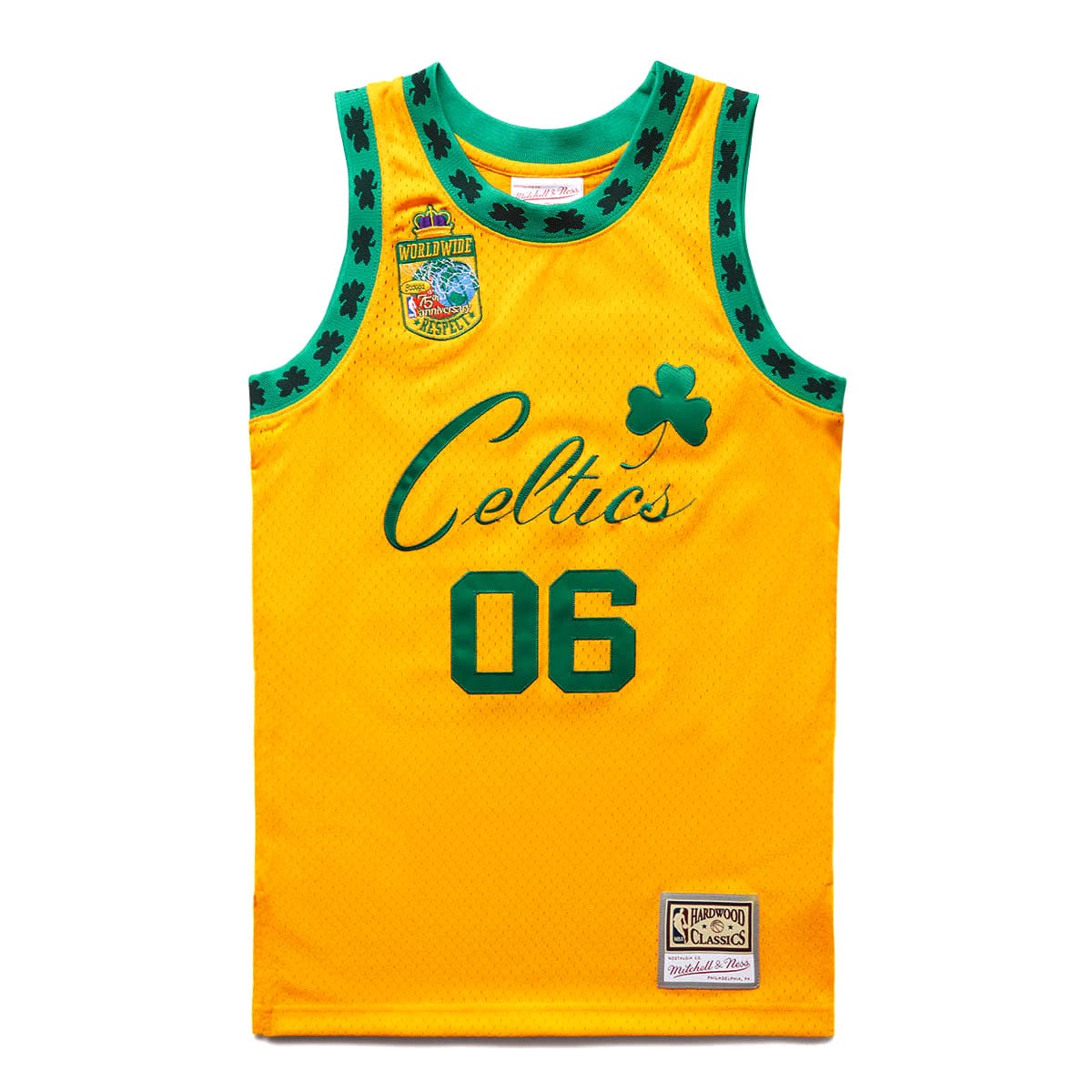 X BODEGA WORLDWIDE RESPECT CELTICS JERSEY