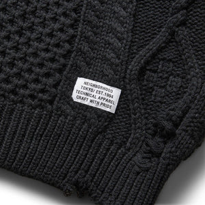 NEIGHBORHOOD SAVAGE CABLE SWEATER . AW 人気オーダー epicevents.rs