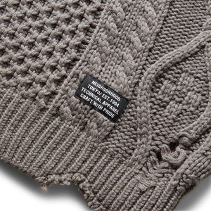 SAVAGE CABLE SWEATER GRAY | Bodega – Bodega Store