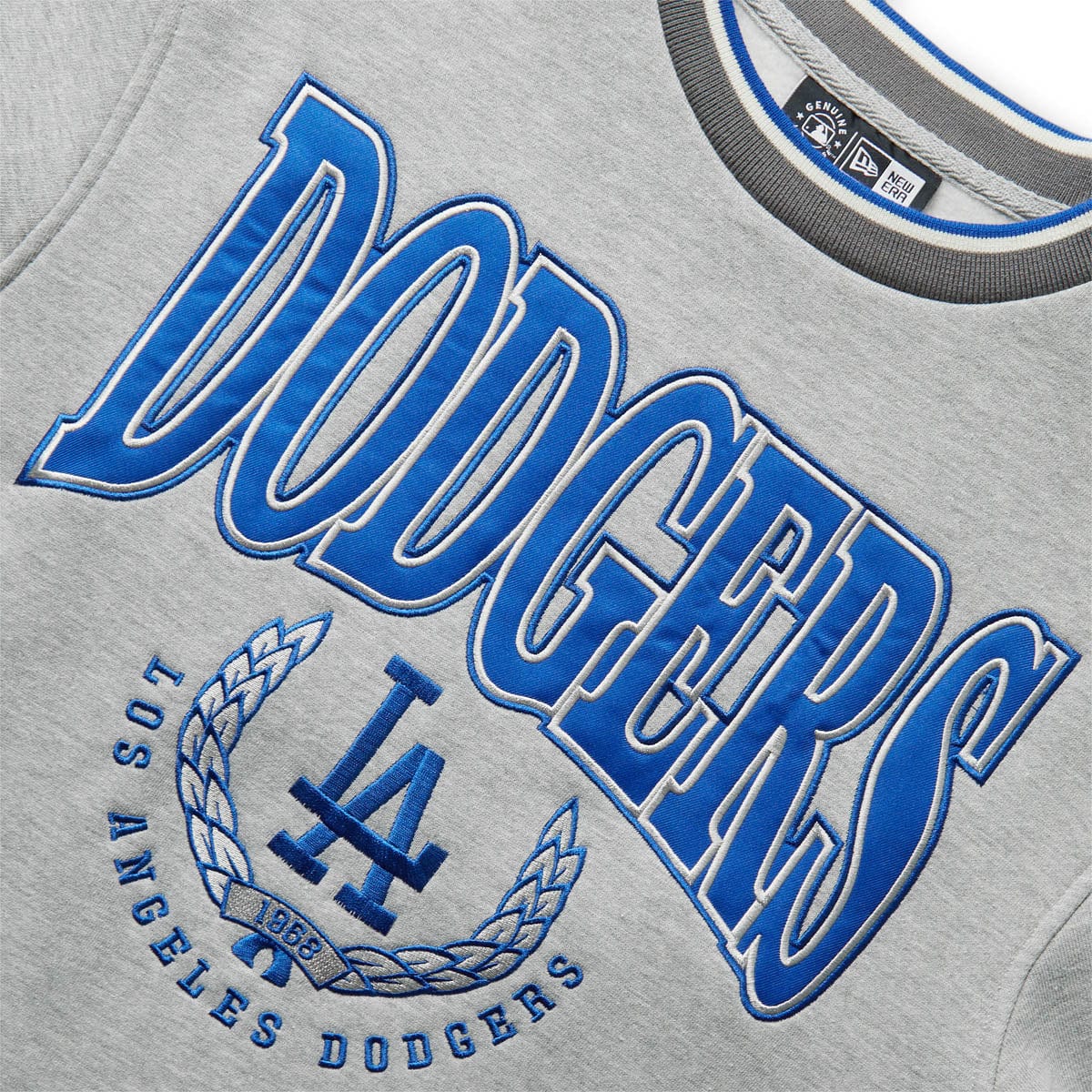 New era MLB Script Wordmark Los Angeles Dodgers Sweatshirt Blue