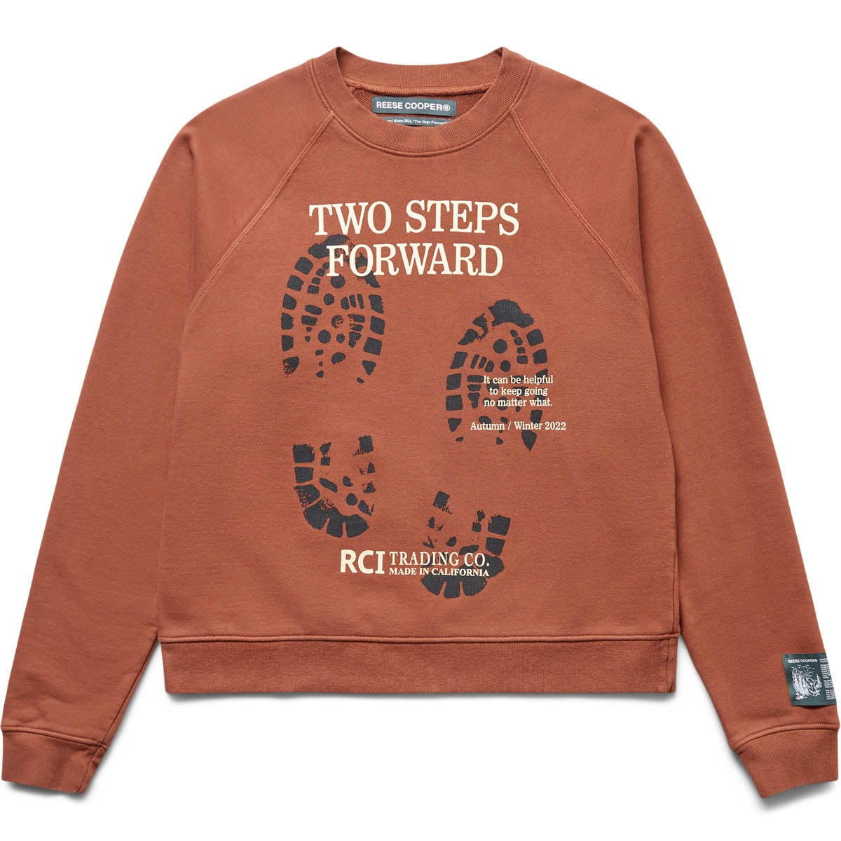 BOOTPRINT CREWNECK SWEATSHIRT