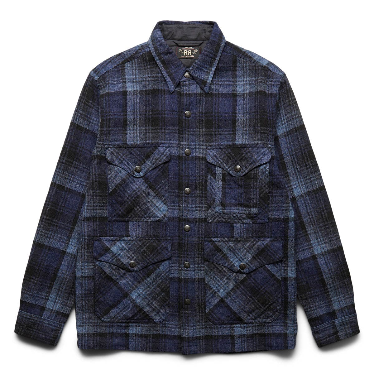 L/S PLAID MASON OVERSHIRT