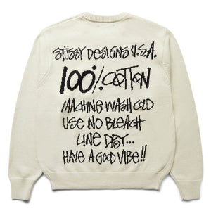 CARE LABEL SWEATER NATURAL | Bodega – Bodega Store