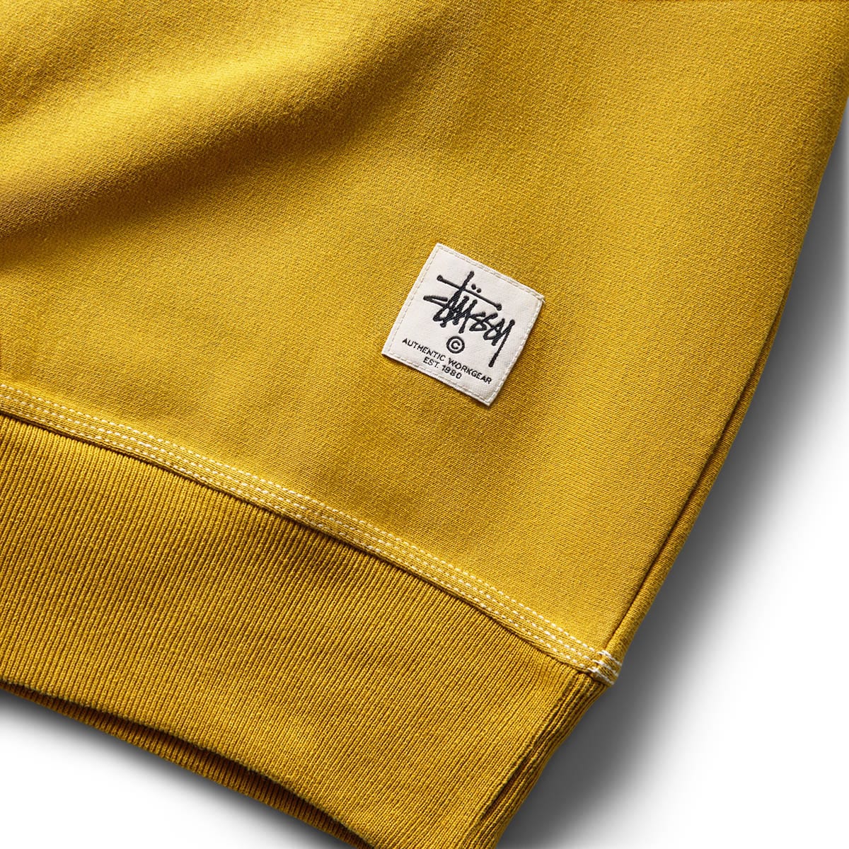 CONTRAST STITCH LABEL CREW GOLD | Bodega