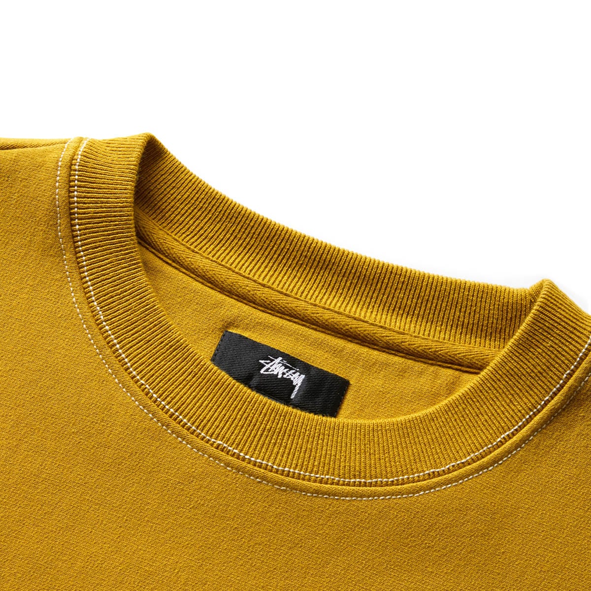 CONTRAST STITCH LABEL CREW GOLD | Bodega