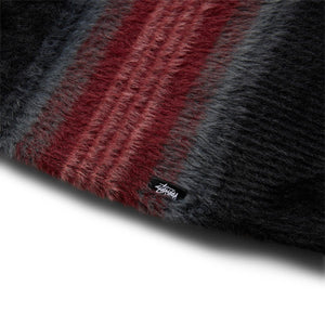 STRIPE SHAGGY CARDIGAN BLACK | Bodega – Bodega Store