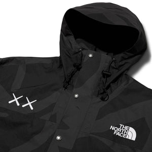 XX KAWS RETRO 1986 MOUNTAIN JACKET TNF BLACK | Bodega – Bodega Store