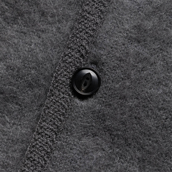 MOHAIR CARDIGAN ( TYPE-2 ) Gray – Bodega