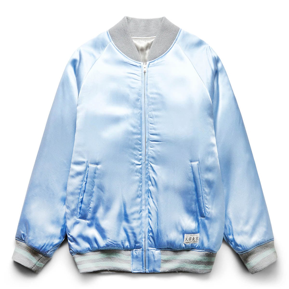 TIM LEHI / REVERSIBLE SKA JACKET BLUE-SILVER | Bodega