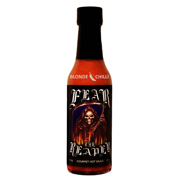 Sauceworks Co Fear The Reaper Hot Sauce Blonde Chilli 