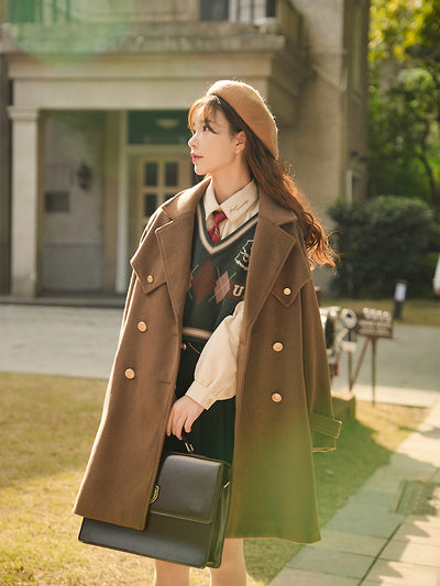 Royal University Wool Coat-ntbhshop