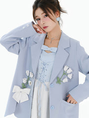 Lily of the Valey Blazer-Coats & Jackets-ntbhshop