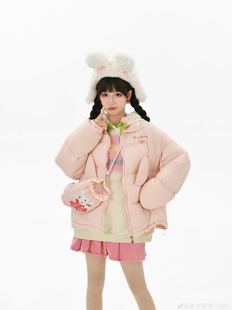 Strawberry Toffee Duck Down Jacket & Bag-ntbhshop