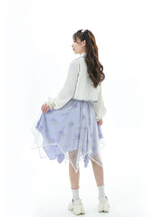 Morning Glory Blouse, Knit Top & Skirt-Outfit Sets-ntbhshop