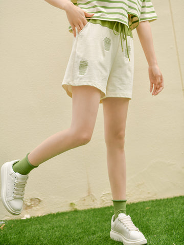 Veggie Fairy Cotton Shorts-Shorts-ntbhshop