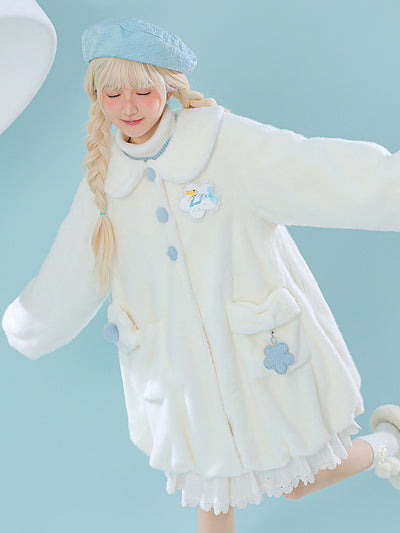 Alice in Wonderland Faux Fur Coat-ntbhshop