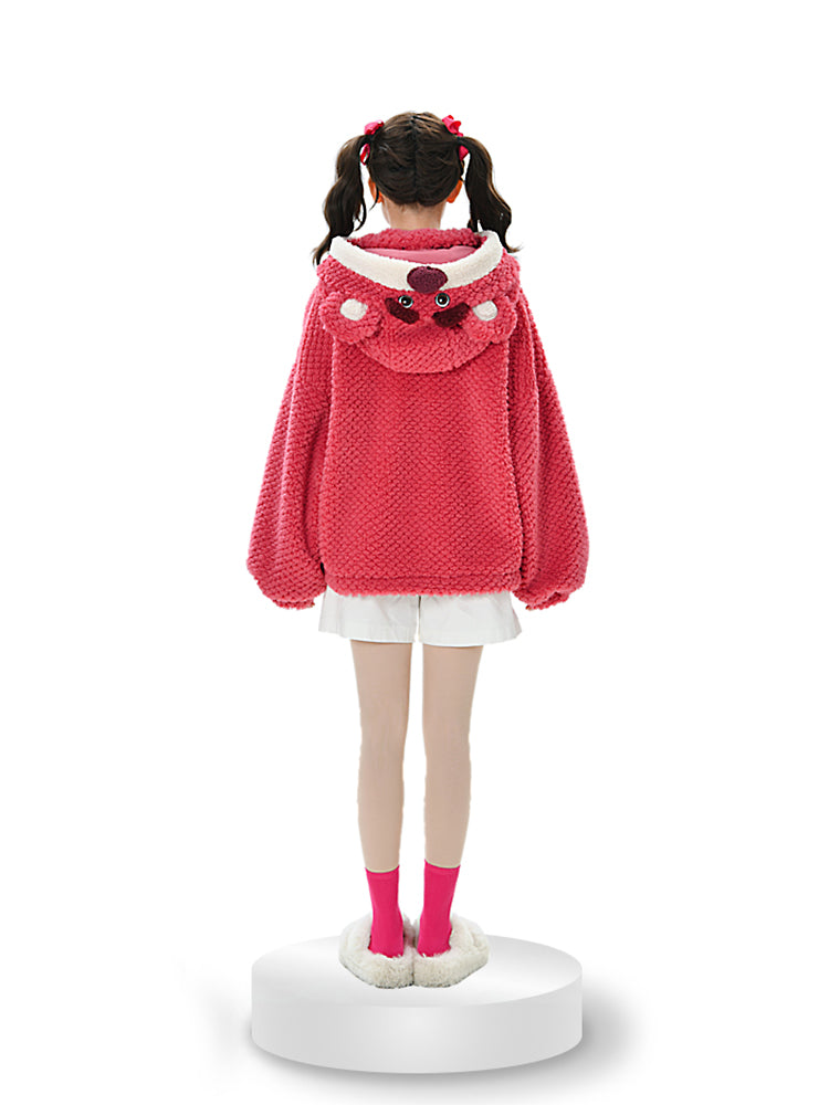 Lotso Huggin Bear Fleece Jacket & Hat-ntbhshop