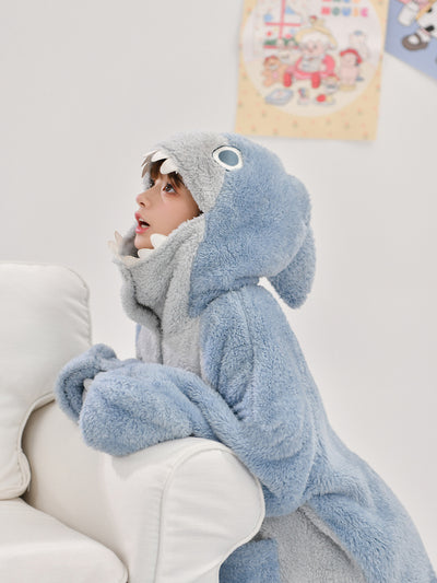 Shark Attack Fleece Pajamas-ntbhshop