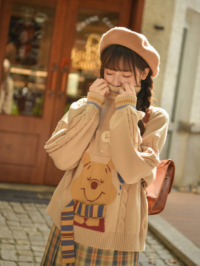 Winnie the Pooh Knit Turtleneck-Knitwear-ntbhshop