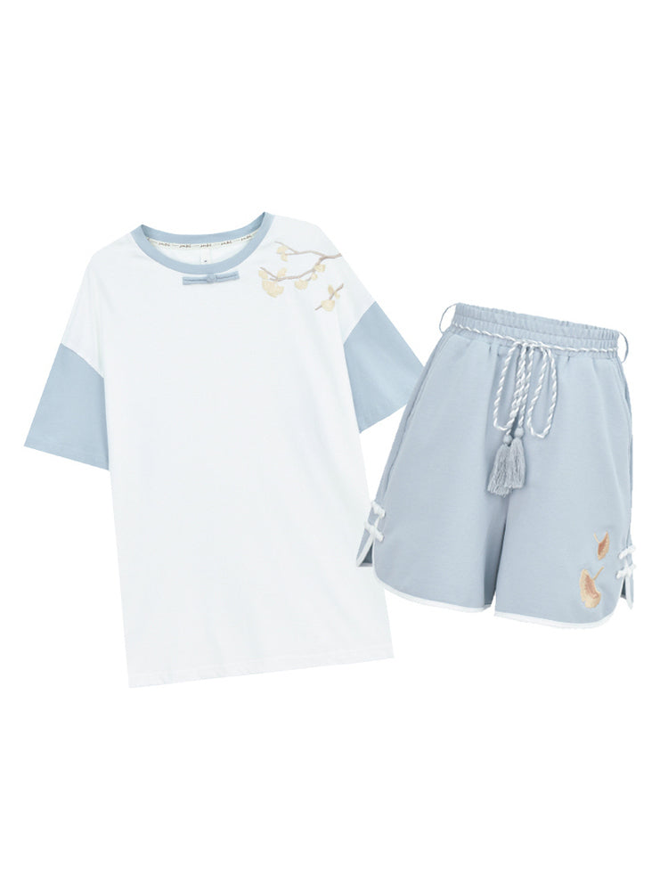 Tee ntbhshop & Shorts - Overall Monster Baby