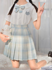 Babybleu Jk Uniform Skirts-Sets-ntbhshop