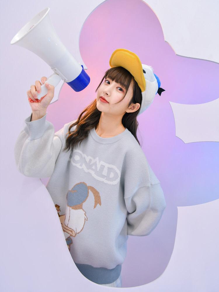 Donald Duck Knit Sweater-ntbhshop