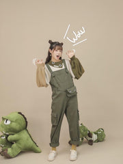 Green Monster Sweater & Overall Pants-ntbhshop