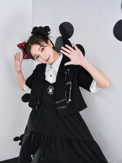 Mickey Mouse Short Jacket-Sets-ntbhshop