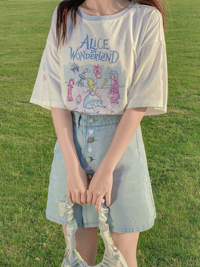 Alice in Wonderland Tee-Sets-ntbhshop