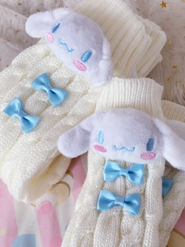 Kuromi My Melody Cinnamoroll Pompompurin Pochacco Hello Kitty Leg Warmers-ntbhshop