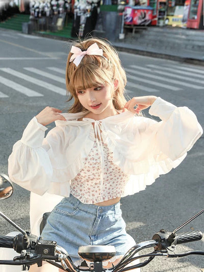 Angelic Crop Outerwear-Coats & Jackets-ntbhshop