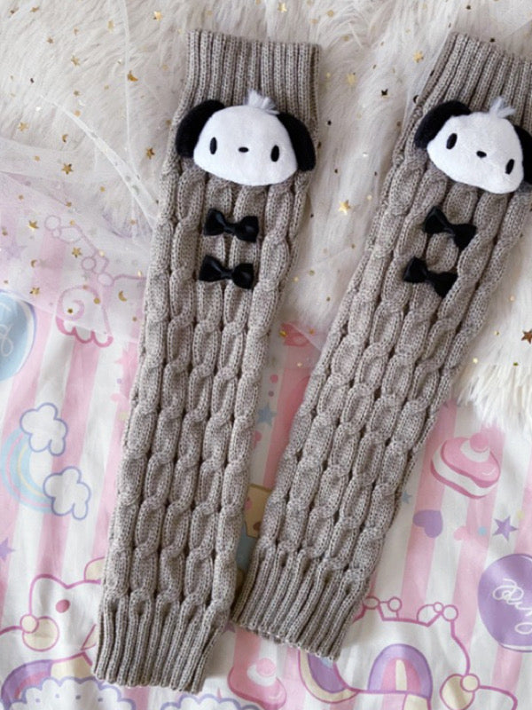 Kuromi My Melody Cinnamoroll Pompompurin Pochacco Hello Kitty Leg Warmers-ntbhshop