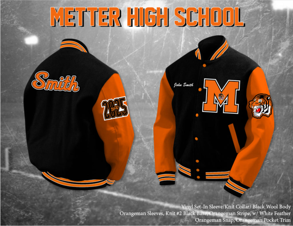 Metter High School Letterman Jacket – Herff Jones- The Roderick Group ...