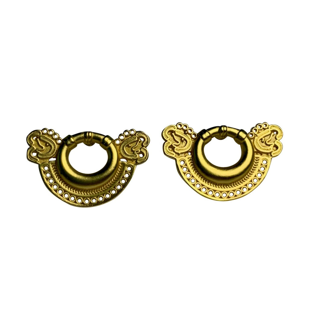 Nose Ring Two-Headed Serpent Tairona Earrings