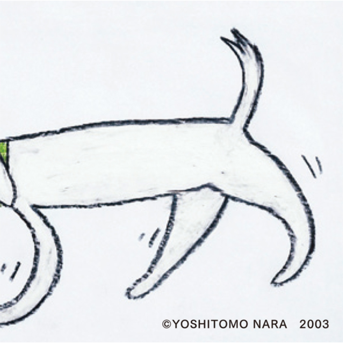 Yoshitomo Nara "Fuckin Dog" Sticker