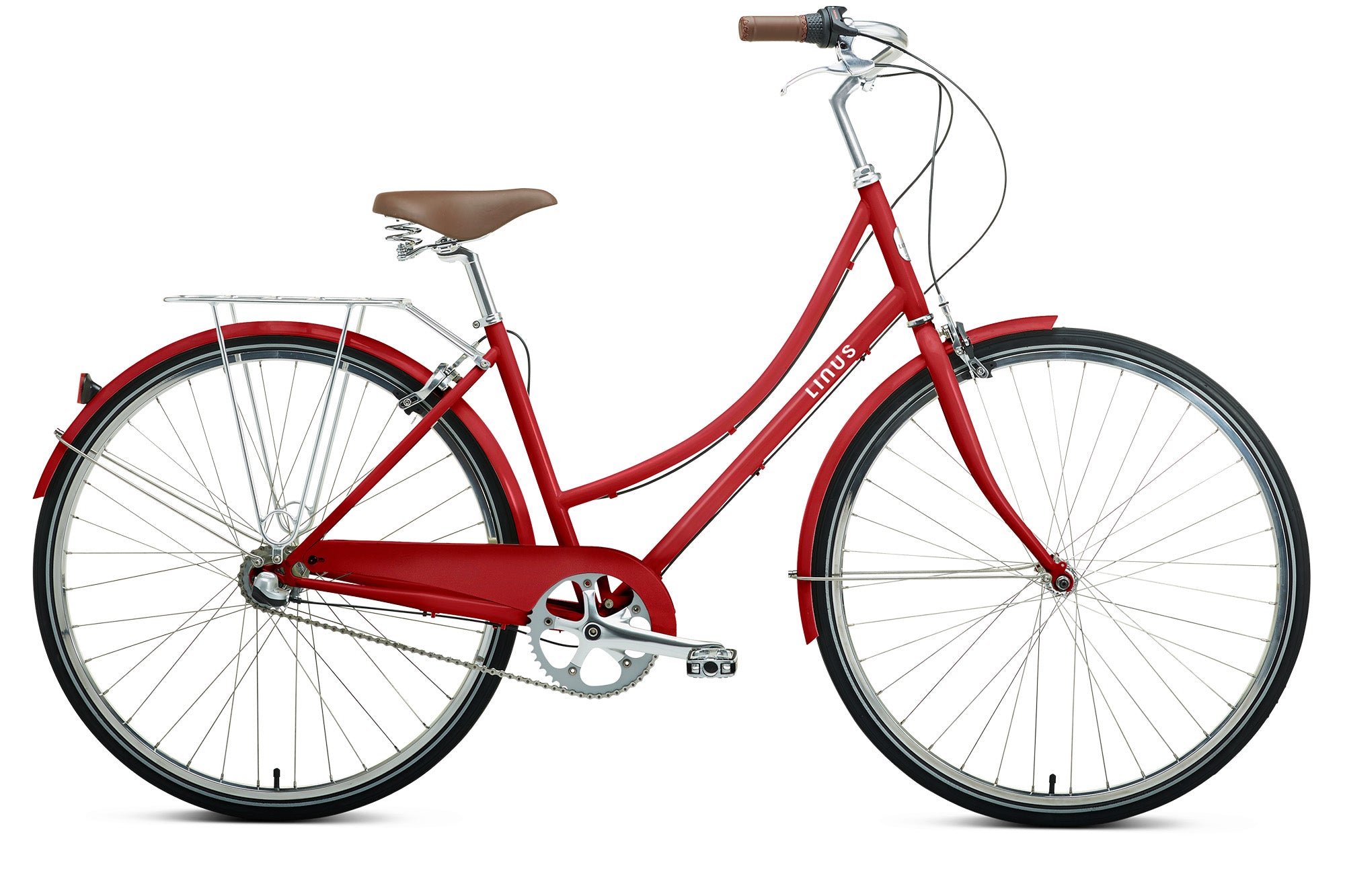 red vintage bike