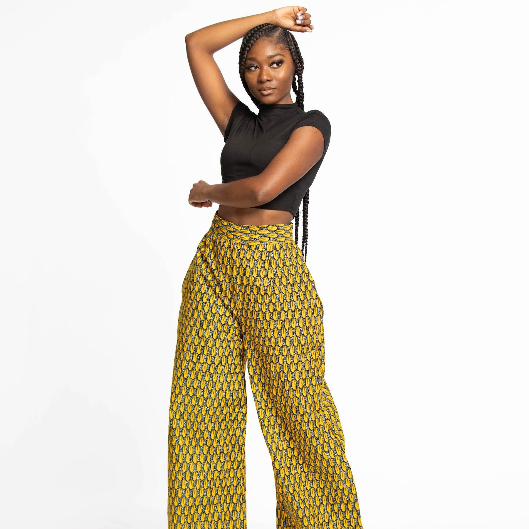 Patchwork African Print Pants from Senegal - Africa Imports