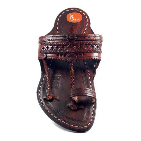 kolhapuri chappal leather