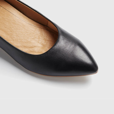 POPPY Black Women's Dress Flats | FRANKiE4