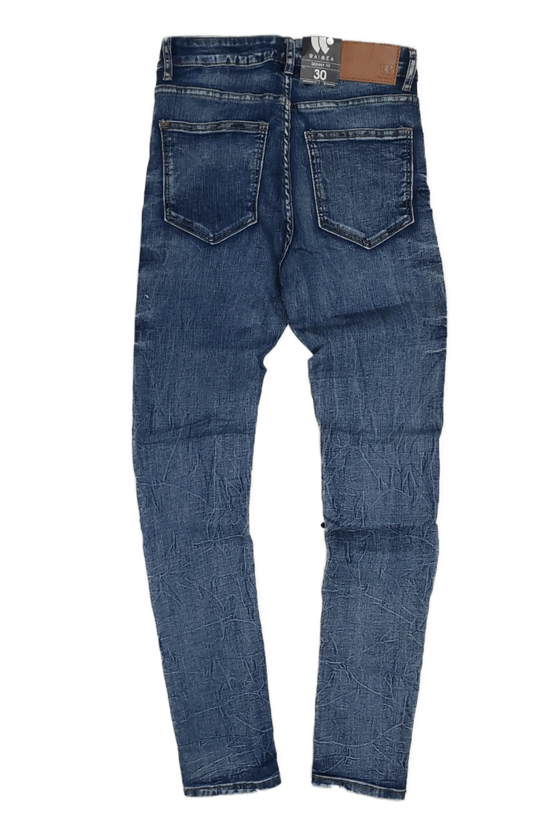 Waimea Gold Skin Color Patches Blue Wash Men Jeans M4930D – Last Stop ...