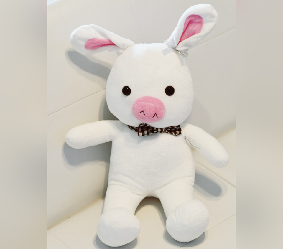 pig bunny plush