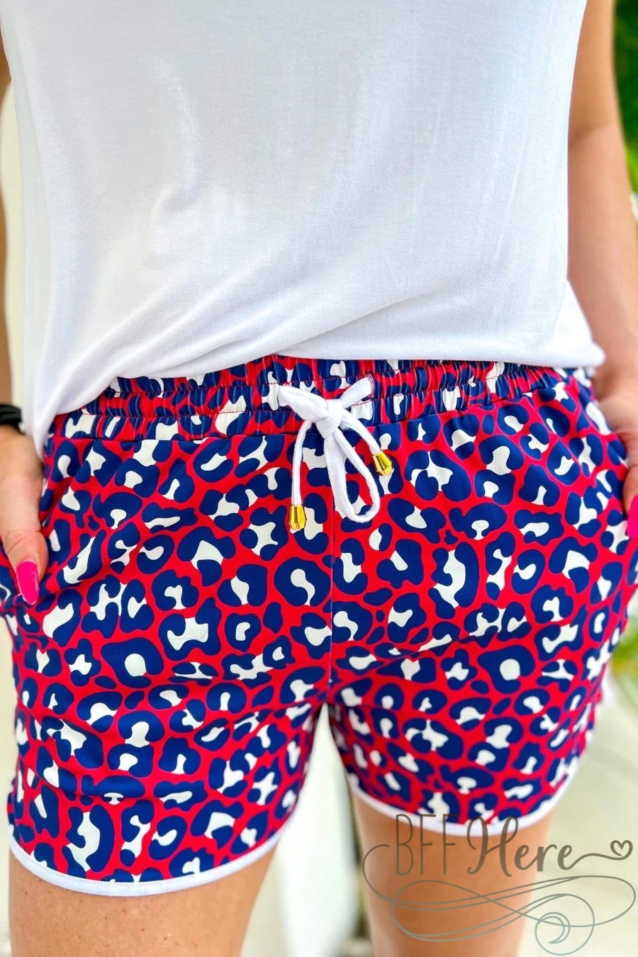 Adult Party In The USA Drawstring Everyday Shorts