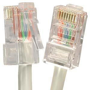 1.5Ft Cat6 Unshielded Ethernet Network Cable Non Booted Gray