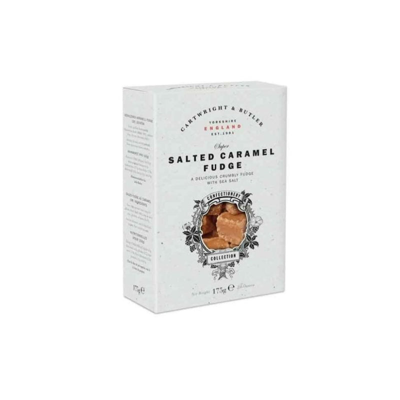 Cartwright And Butler Salted Caramel Fudge Carton 175g Gourmet Grocery By Ourchoice