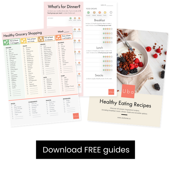 free healthy eating guides with download link shopping list meal planner and 40 easy recipes