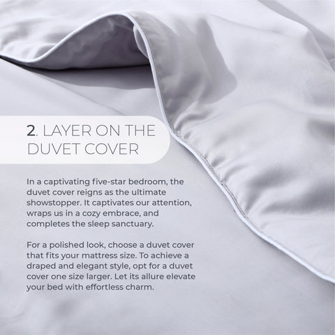 Step 2: Layer on the duvet cover