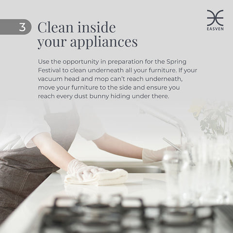 Clean inside your appliances